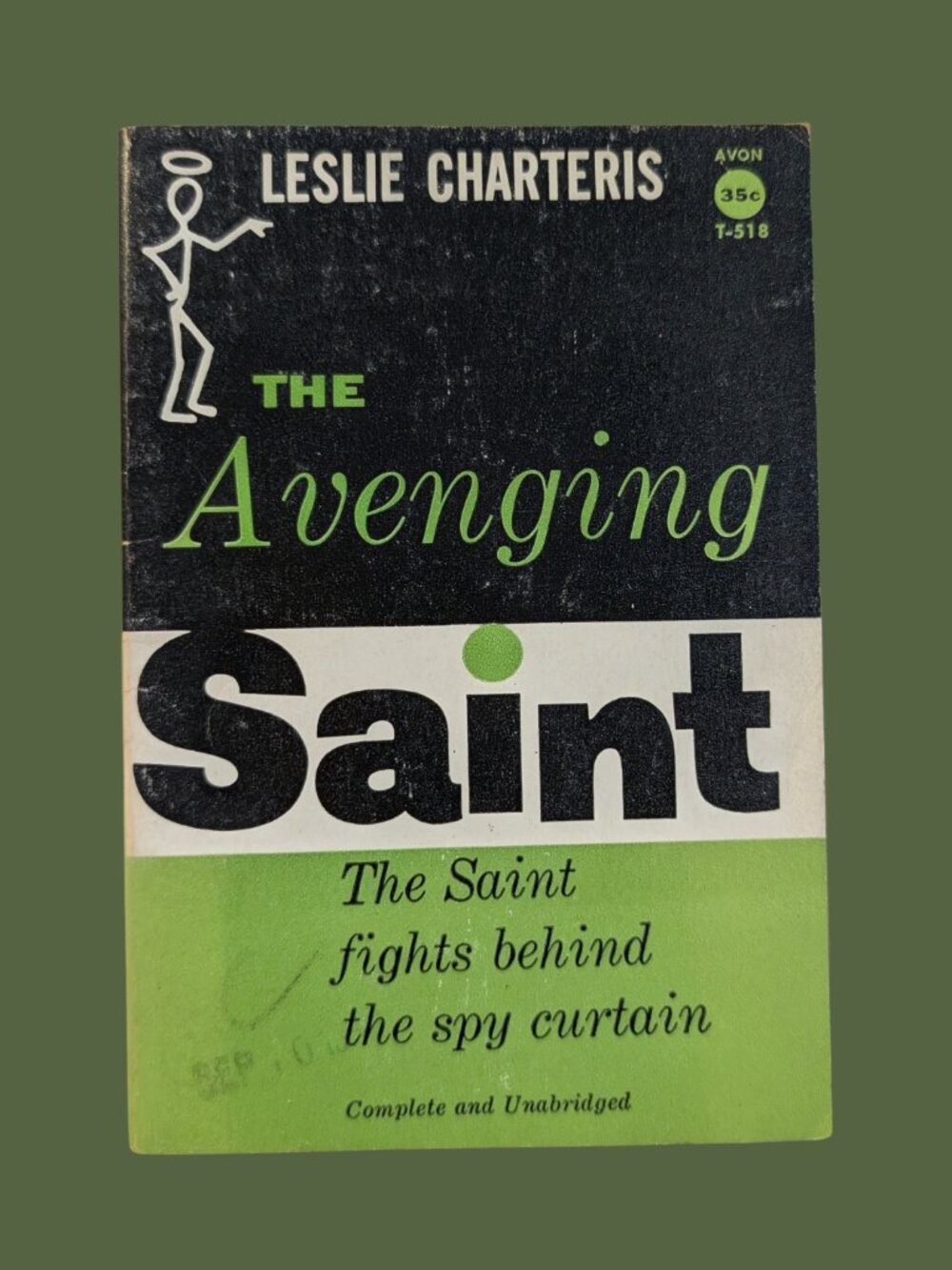 BOGO Vintage The Avenging Saint by Leslie Charteris Pulp Fiction